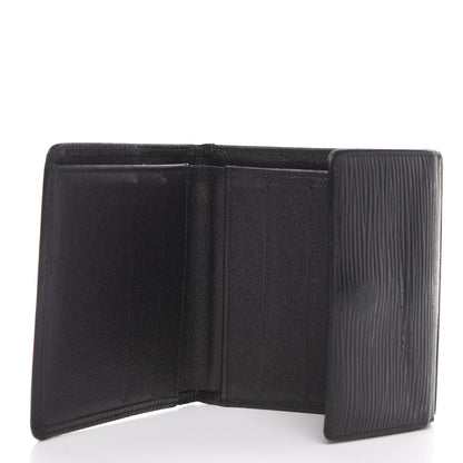 Louis Vuitton Epi Elise Wallet Black 4 of 11