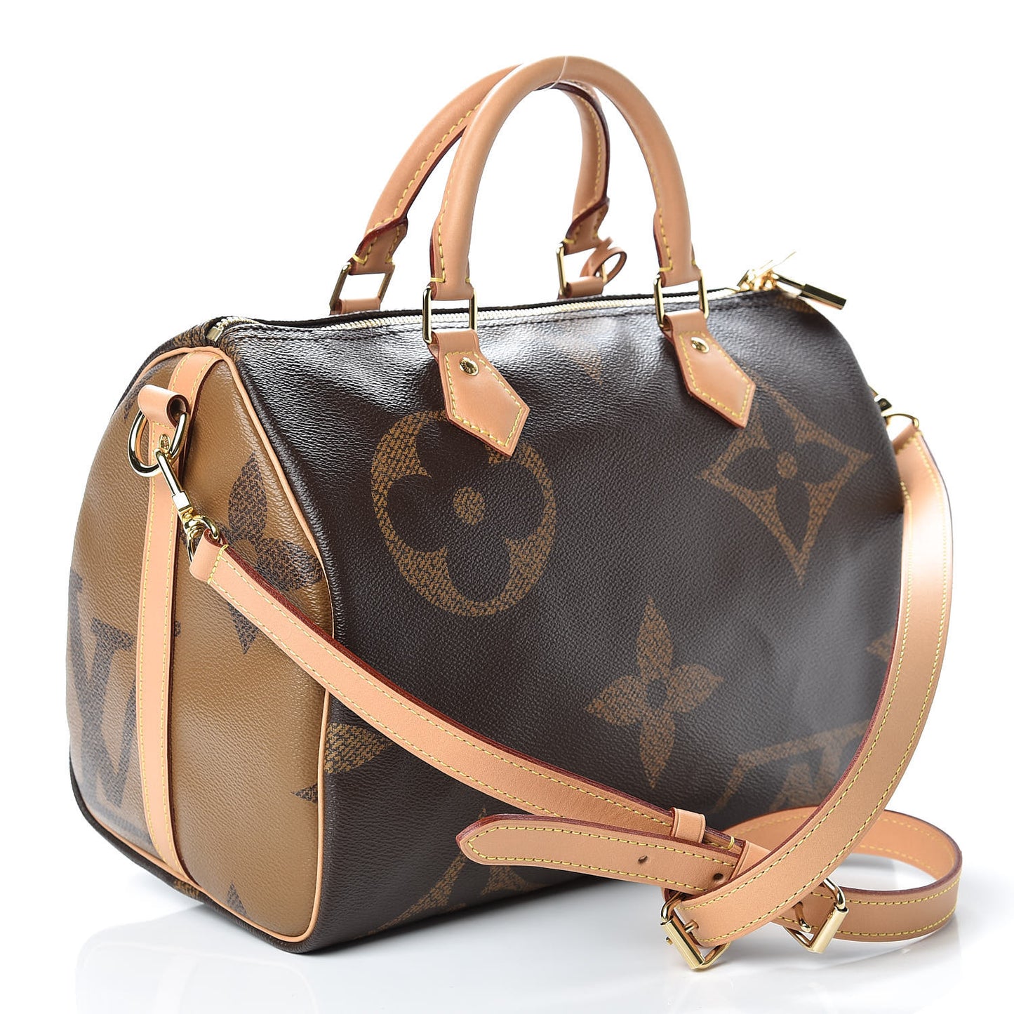 Reverse Monogram Giant Speedy Bandouliere 30