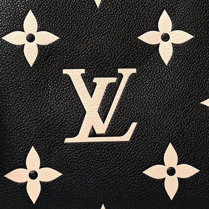 Louis Vuitton Empreinte Monogram Giant Petit Palais Black Beige 7 of 9