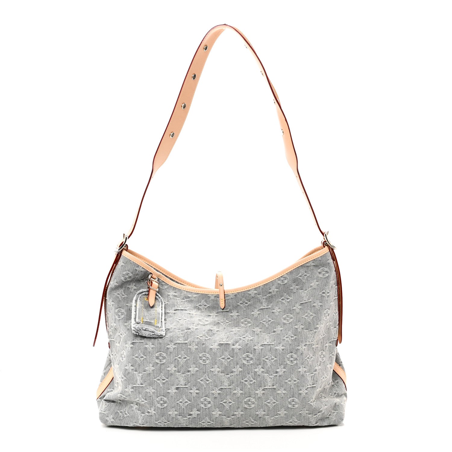 Louis Vuitton Monogram Denim CarryAll MM Washed Grey 1 of 11