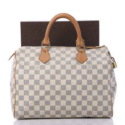 Louis Vuitton Damier Azur Speedy 30 18 of 18