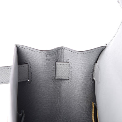 Hermes Epsom Kelly Sellier 28 Bleu Glacier 15 of 36