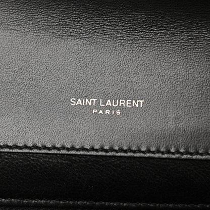 Saint Laurent Vintage Lambskin Gaby Chain Bag Black 6 of 12