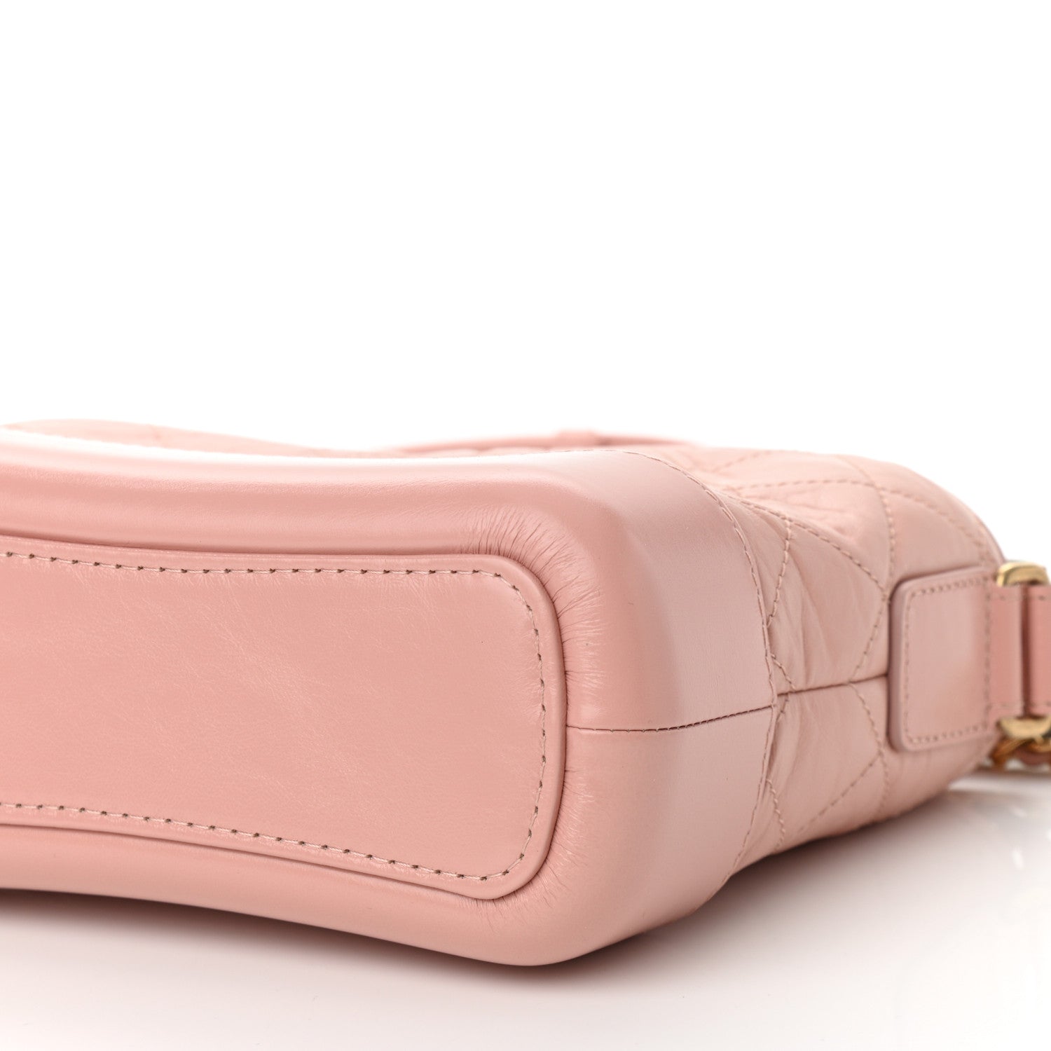 Chanel Aged Calfskin Quilted Small Gabrielle Hobo Light Pink 10 of 11
