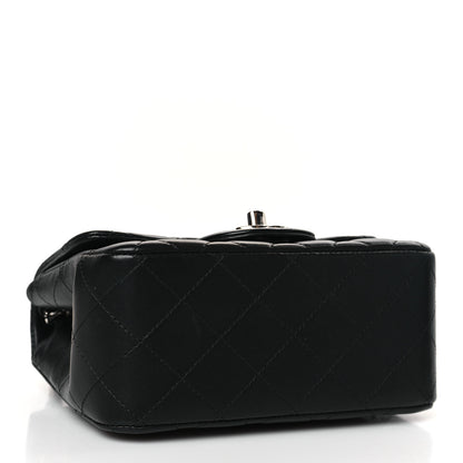 Chanel Lambskin Quilted Mini Square Flap Black 7 of 11