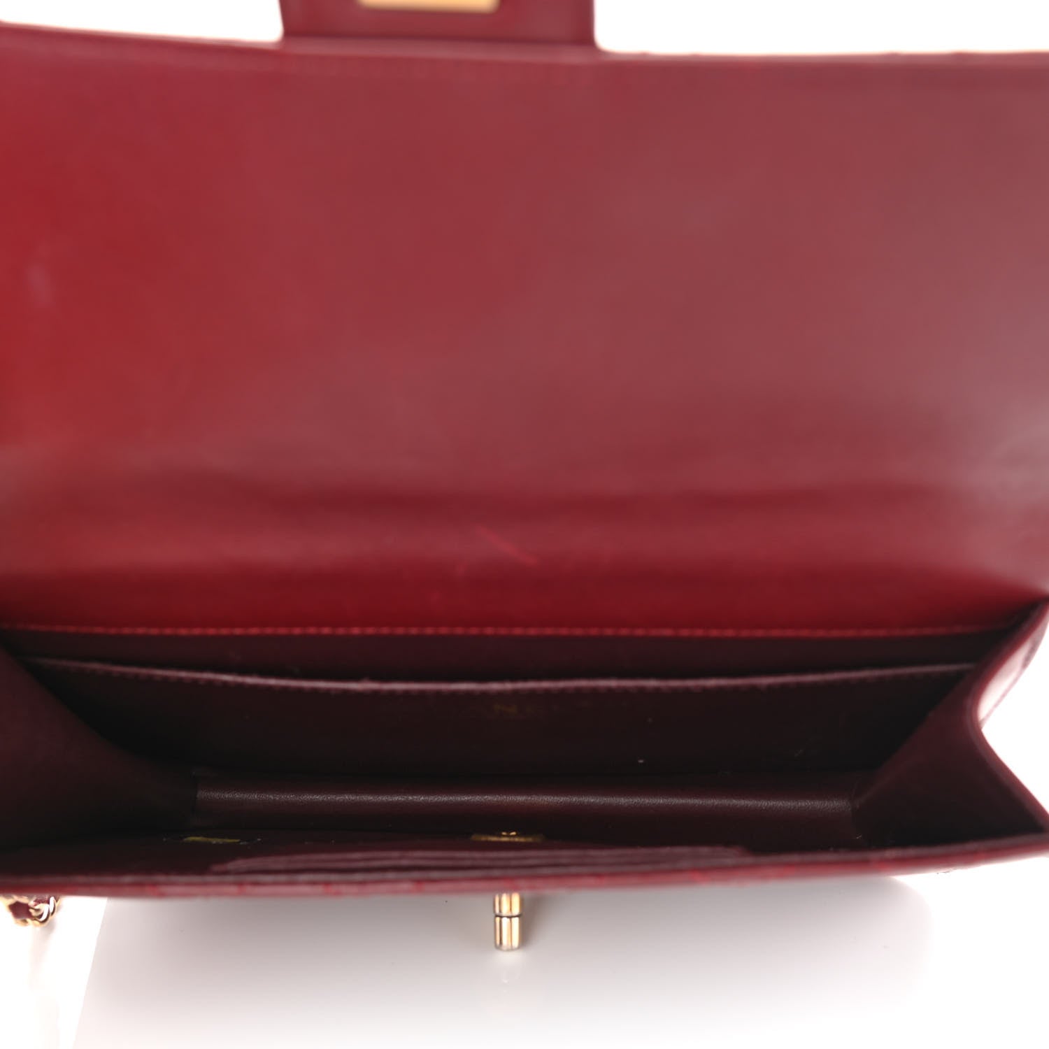 Chanel Lambskin Quilted Medium Crossing Times Flap Red 5 of 13