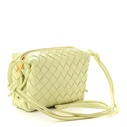 Bottega Veneta Nappa Intrecciato Mini Loop Camera Bag Lemon Washed 3 of 9
