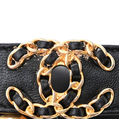 Chanel Lambskin Quilted Small Perfect Meeting Hobo Black 11 of 11