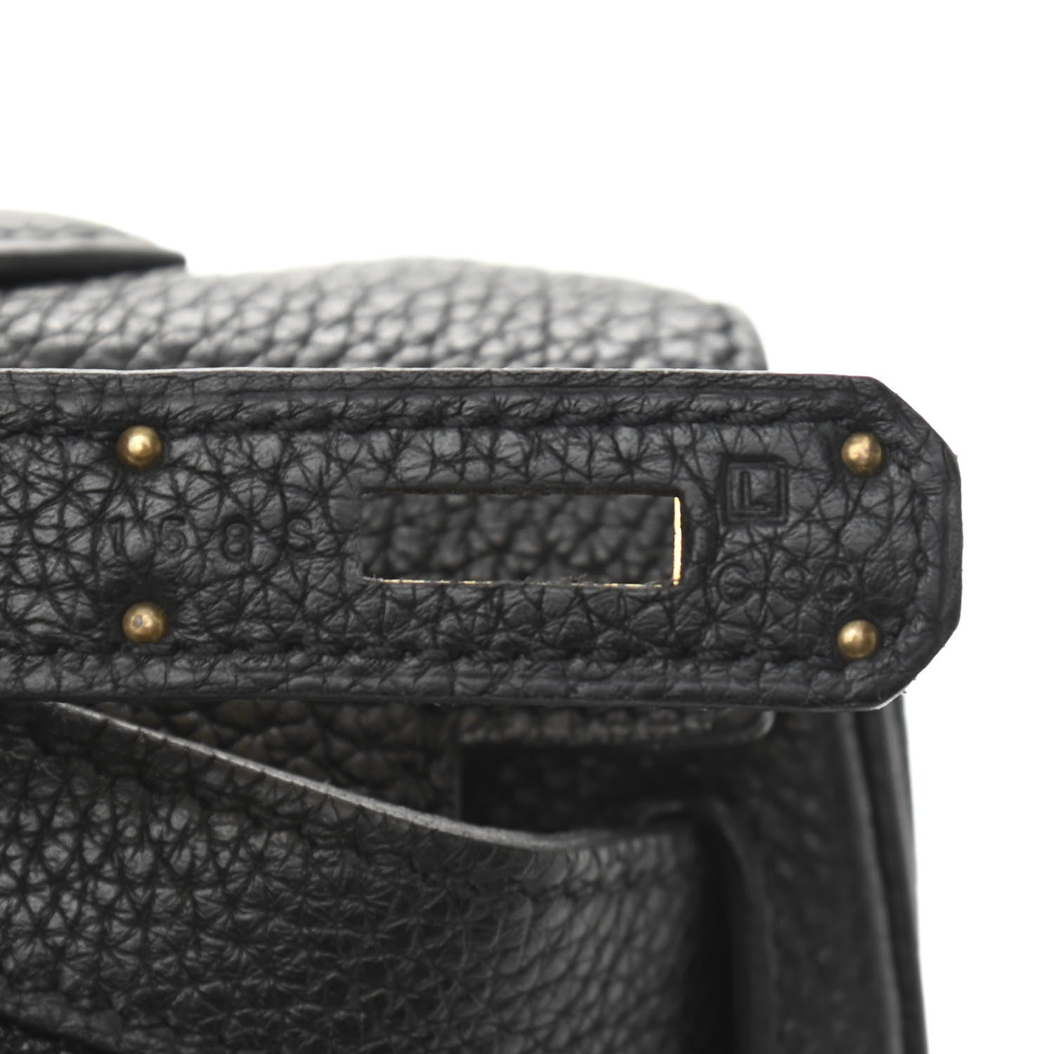 Hermes Taurillon Clemence Kelly Retourne 35 Black 6 of 13