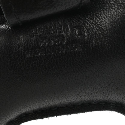 Hermes Milo Lambskin Matte Alligator Touch Grigri Rodeo Horse Bag Charm PM So Black 3 of 5