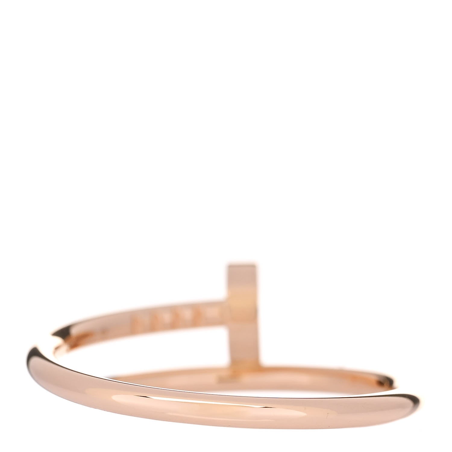 Cartier 18K Pink Gold Small Juste Un Clou Ring 57 8 3 of 5