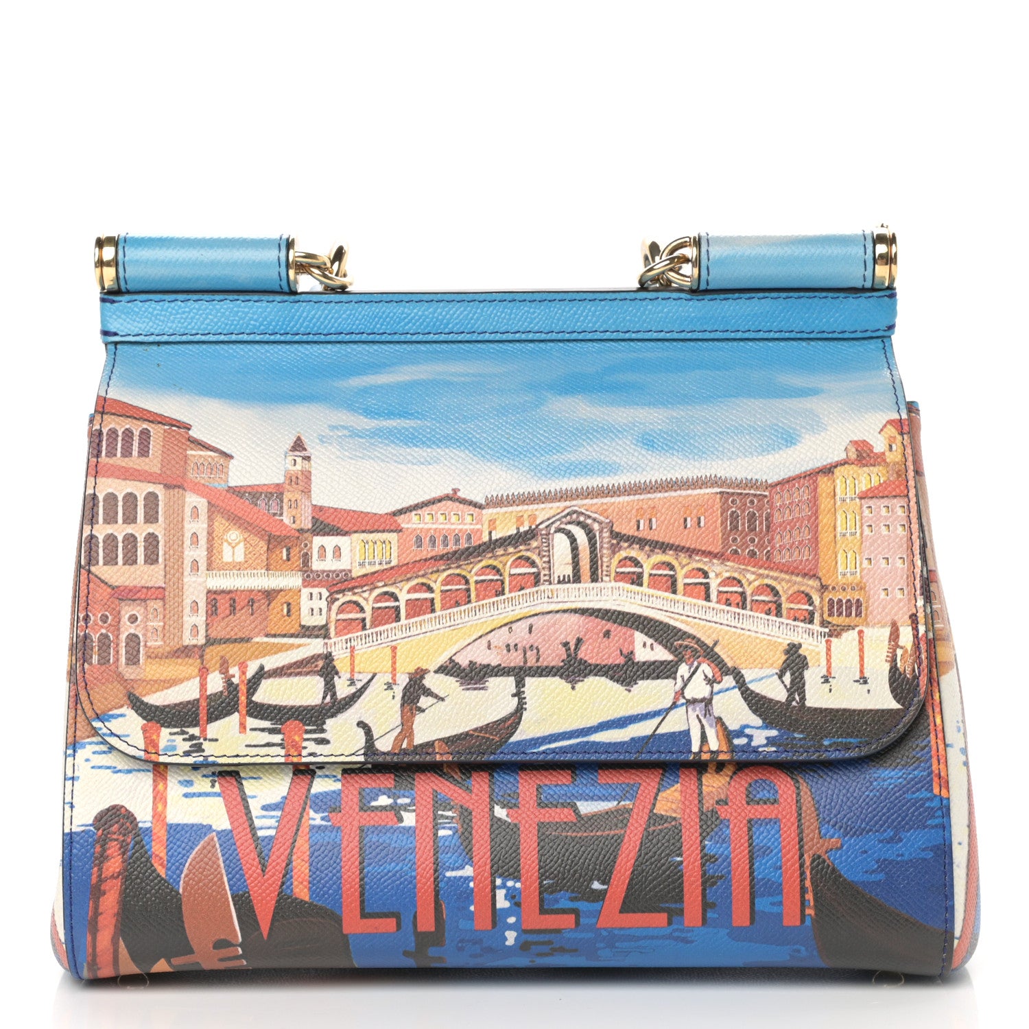 Dolce & Gabbana Dauphine Venezia Printed Medium Miss Sicily Satchel Multicolor 32 of 34