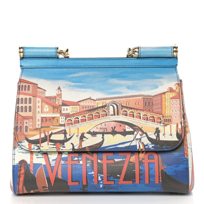 Dolce & Gabbana Dauphine Venezia Printed Medium Miss Sicily Satchel Multicolor 32 of 34