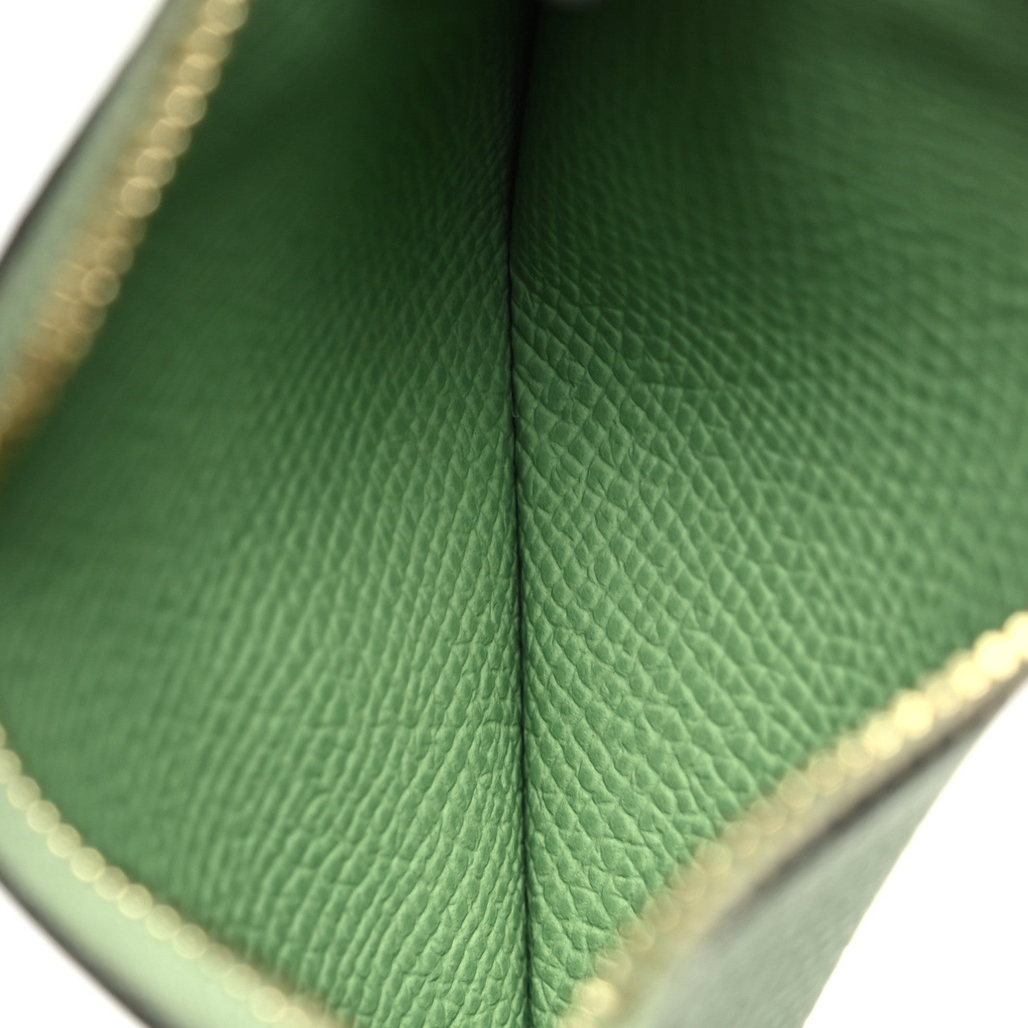 Hermes Epsom Constance Slim Wallet Vert Criquet 7 of 10