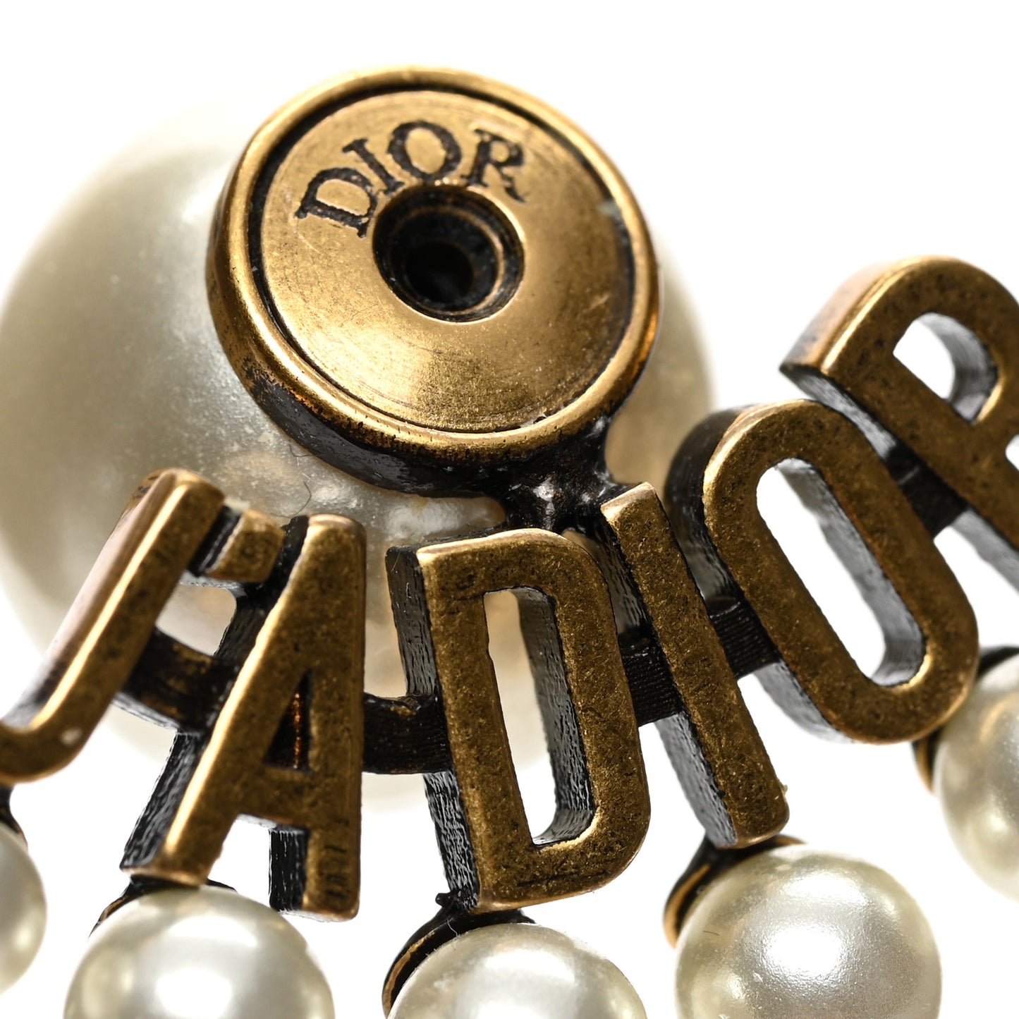 Pearl J'Adior Dior Tribal Earrings