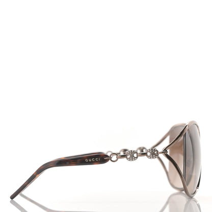 Gucci Crystal Marina Chain Sunglasses 4250/N/S Tortoise 3 of 8
