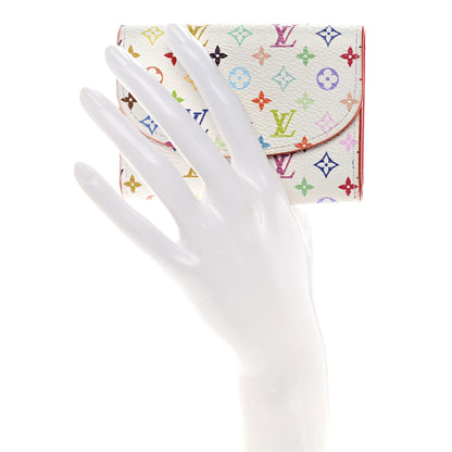 Louis Vuitton LV X TM Monogram Multicolor Rosalie Coin Purse White Kawaii Pink 2 of 7