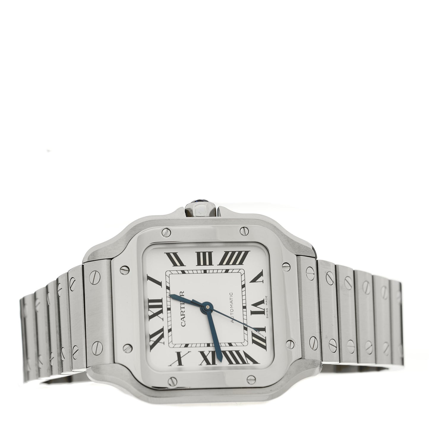 Stainless Steel 35mm Santos de Cartier Automatic Watch