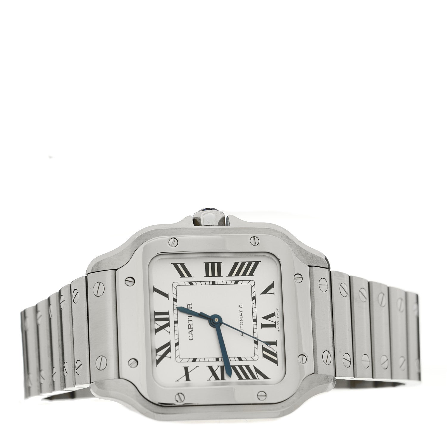 Cartier Stainless Steel 35mm Santos de Cartier Automatic Watch 2 of 5