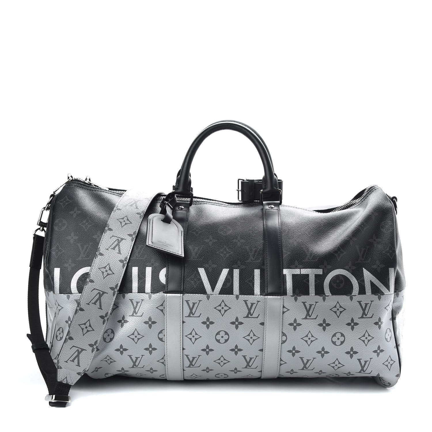 Louis Vuitton Monogram Split Keepall Bandouliere 50 1 of 12