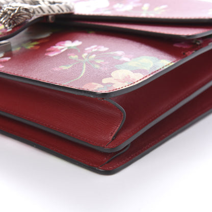Gucci Calfskin Blooms Print Medium Dionysus Shoulder Bag Romantic Cherry Multicolor 7 of 10