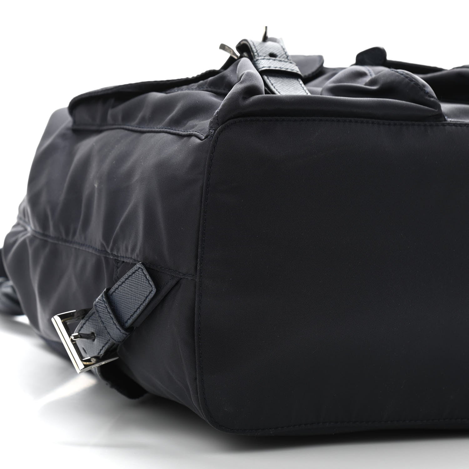 Prada Tessuto Nylon Saffiano Medium Backpack Baltico 8 of 10