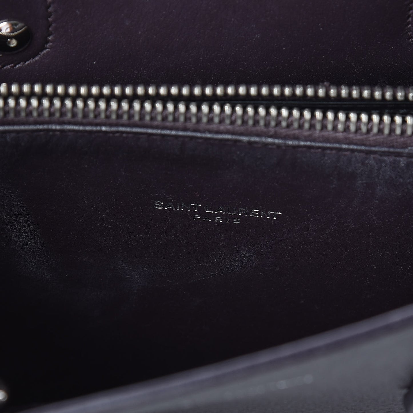 Grained Calfskin Baby Sac De Jour Deep Purple