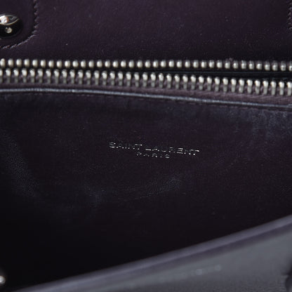 Saint Laurent Grained Calfskin Baby Sac De Jour Deep Purple 7 of 24