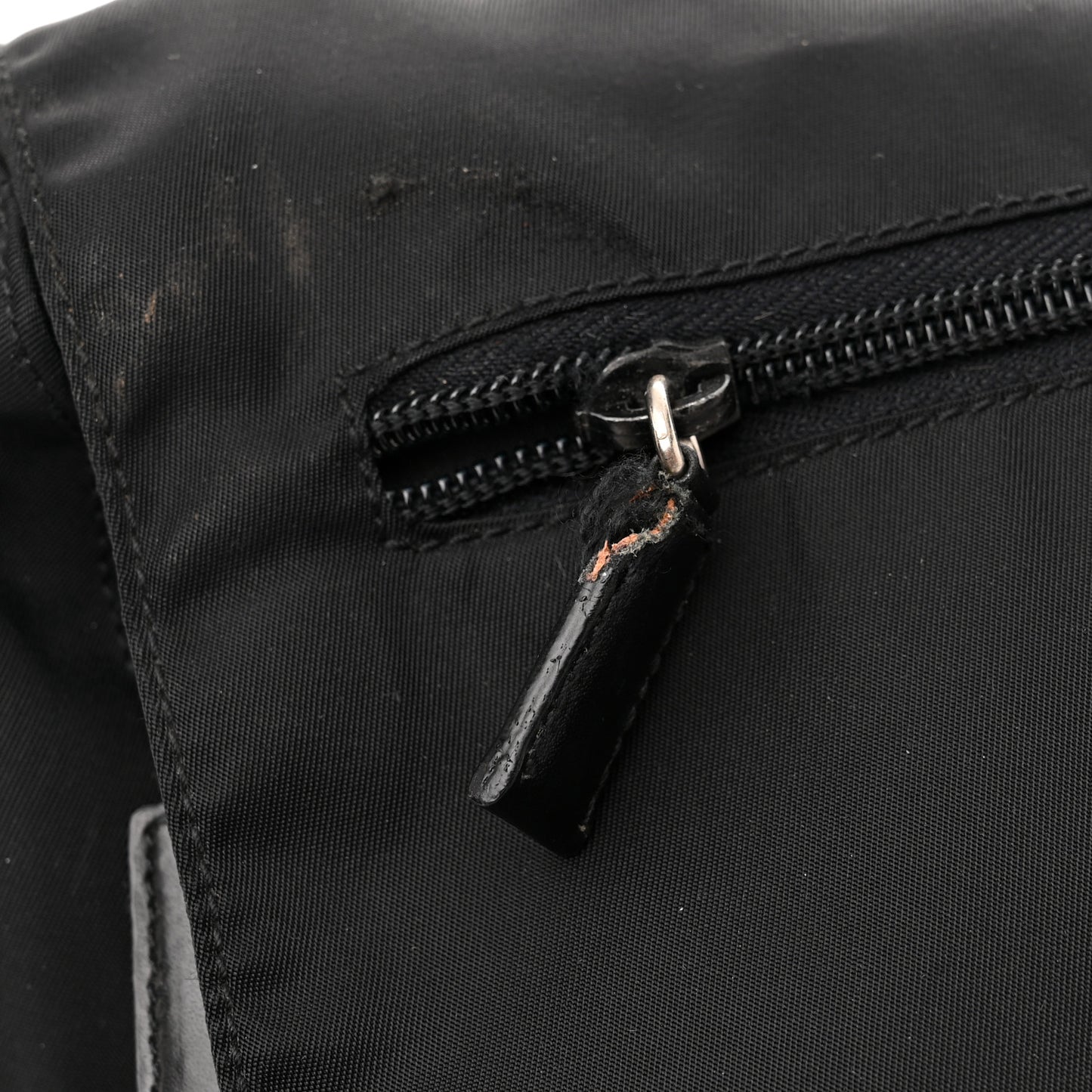 Tessuto Nylon Messenger Bag Black