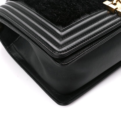 Chanel Goat Hair Medium Celtic Boy Flap Black 9 of 11