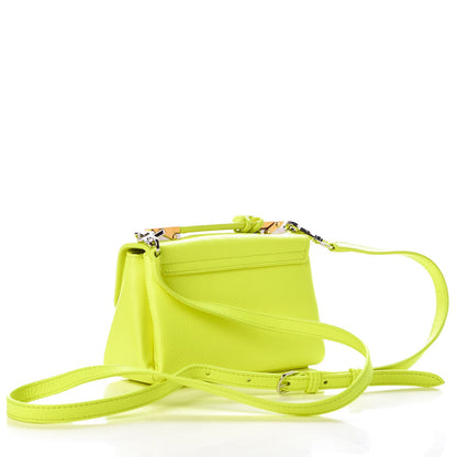 Balenciaga Grained Calfskin Le Dix Nano Soft Cartable Jaune Fluo 3 of 7