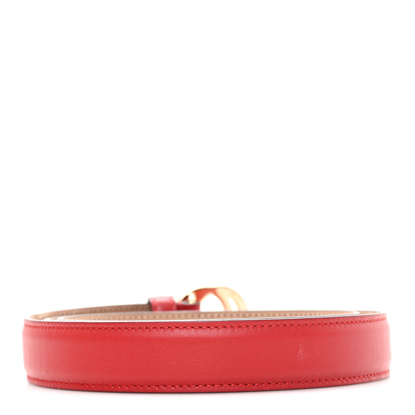Moon Calfskin Interlocking G 25mm Belt 95 38 Petunia