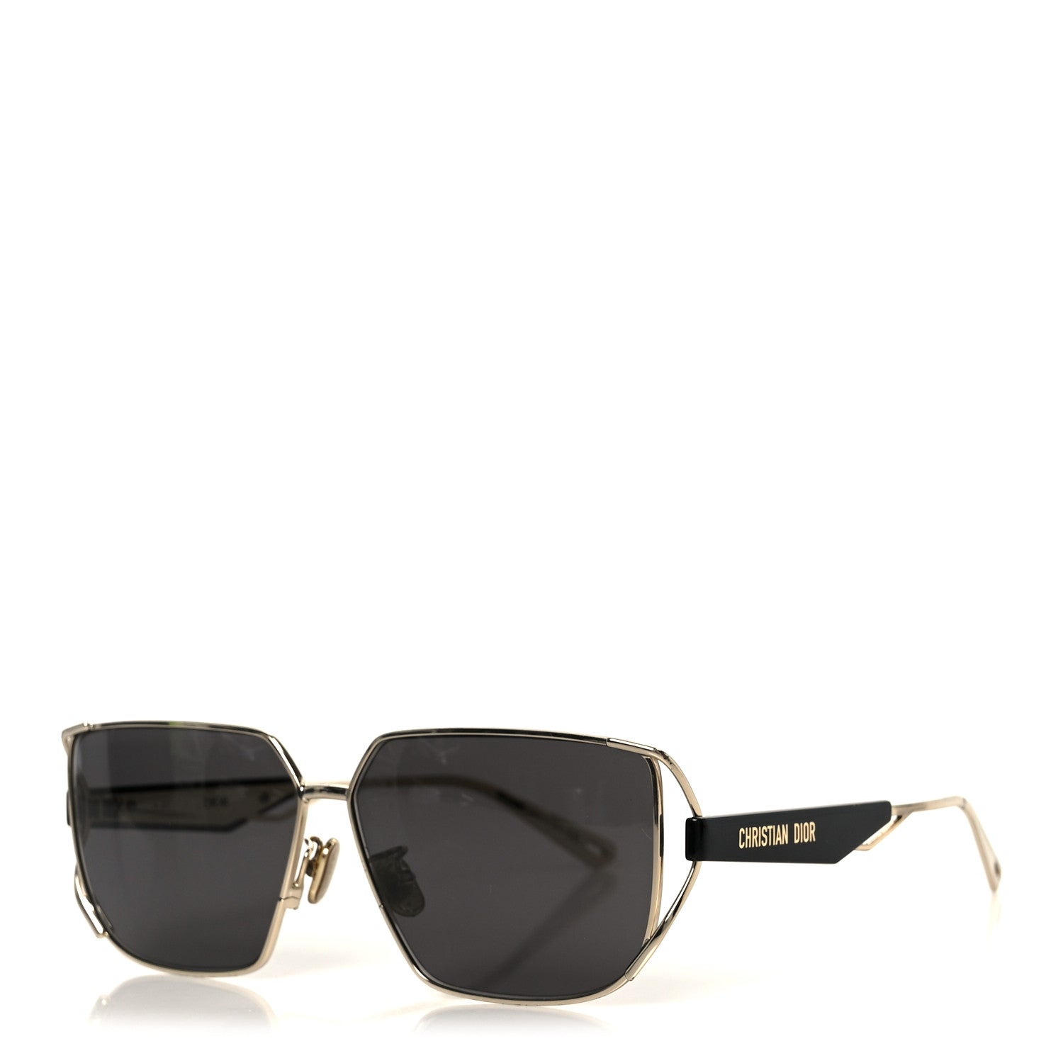 Christian Dior Metal ArchiDior S2U Sunglasses Gold 1 of 8