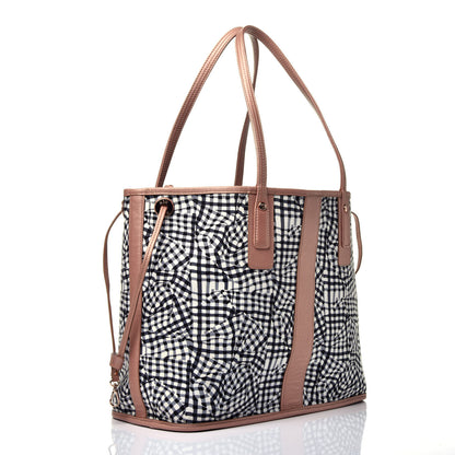 MCM Metallic Visetos Medium Liz Reversible Shopper Tote Champagne Gold 6 of 16
