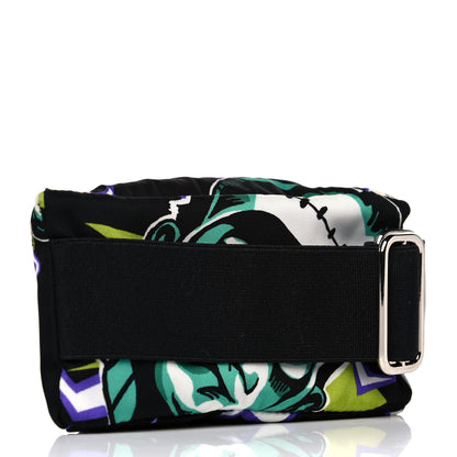 Prada X UNIVERSAL STUDIOS Tessuto Nylon Frankenstein Print Montagna Mini Pouch Black Menta 3 of 9