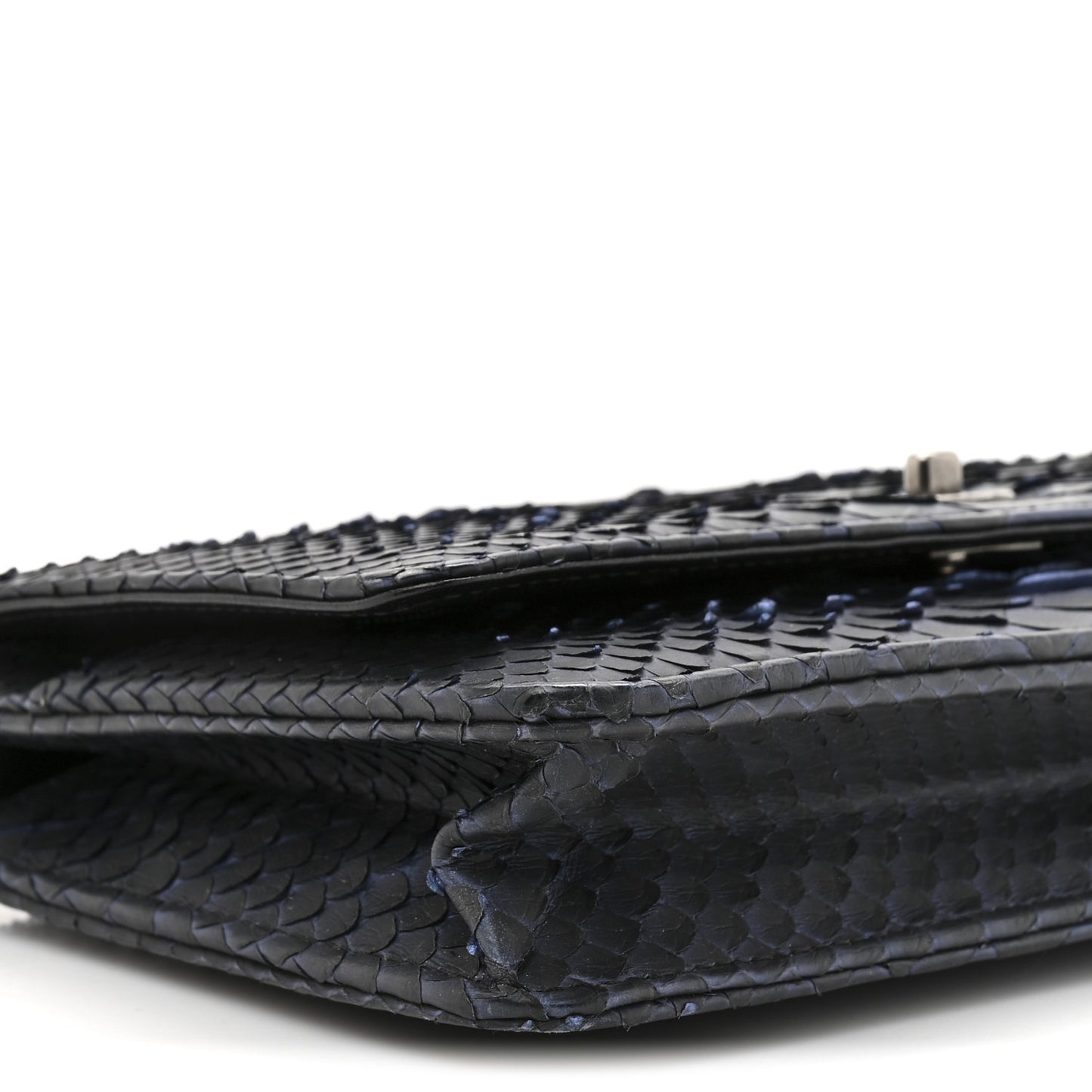 Snakeskin Wallet On Chain WOC Navy