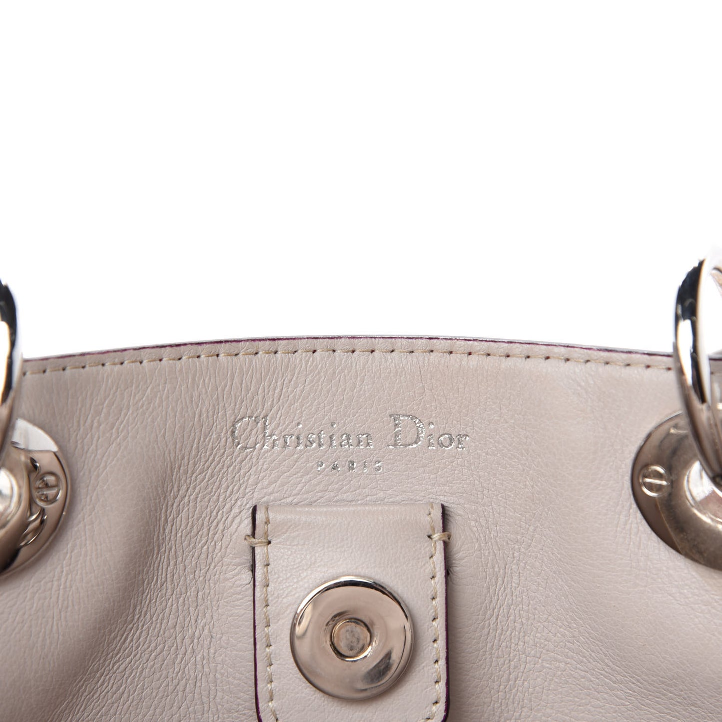 Smooth Calfskin Medium Diorissimo Tote Red