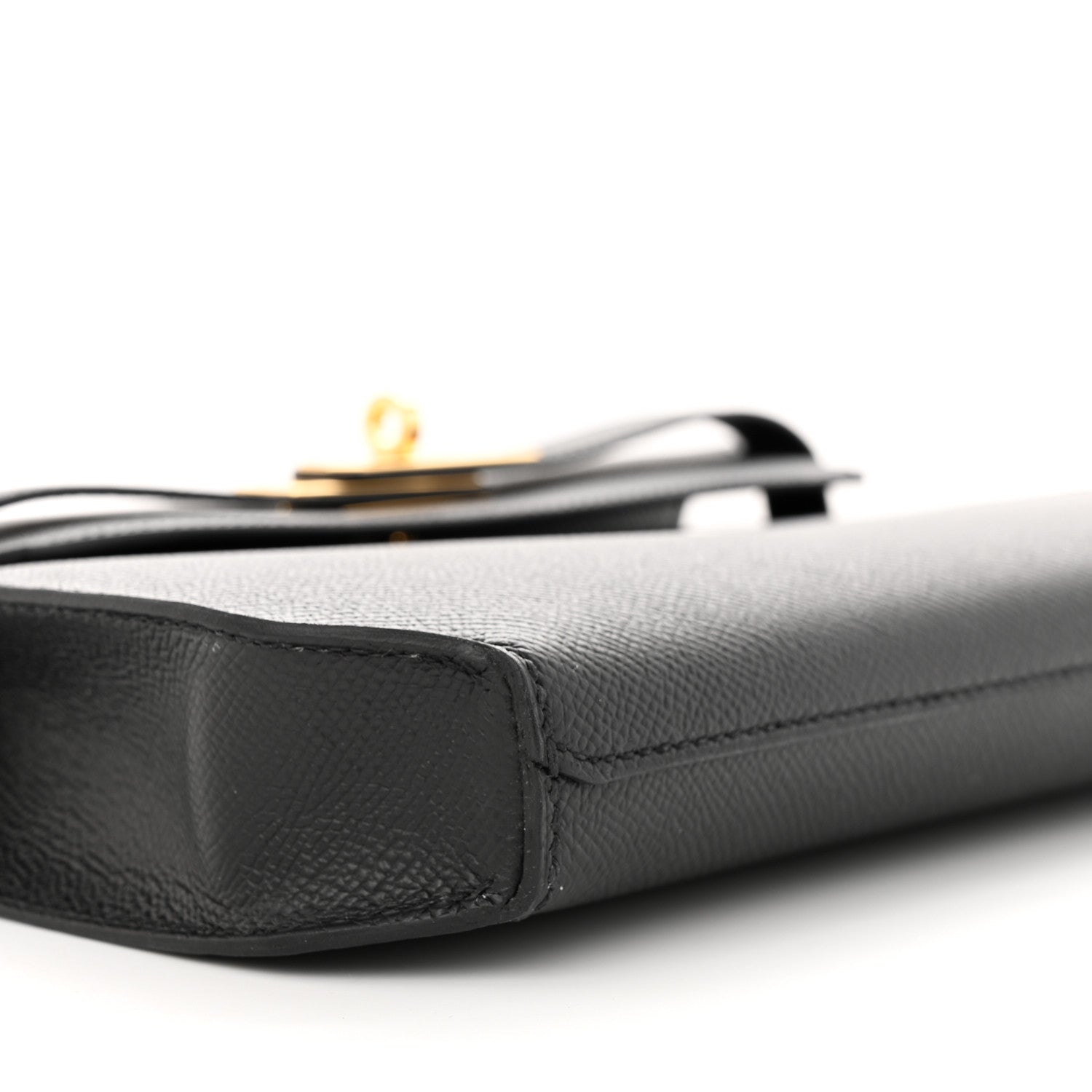 Hermes Epsom Kelly Depeches 25 Pouch Black 9 of 11