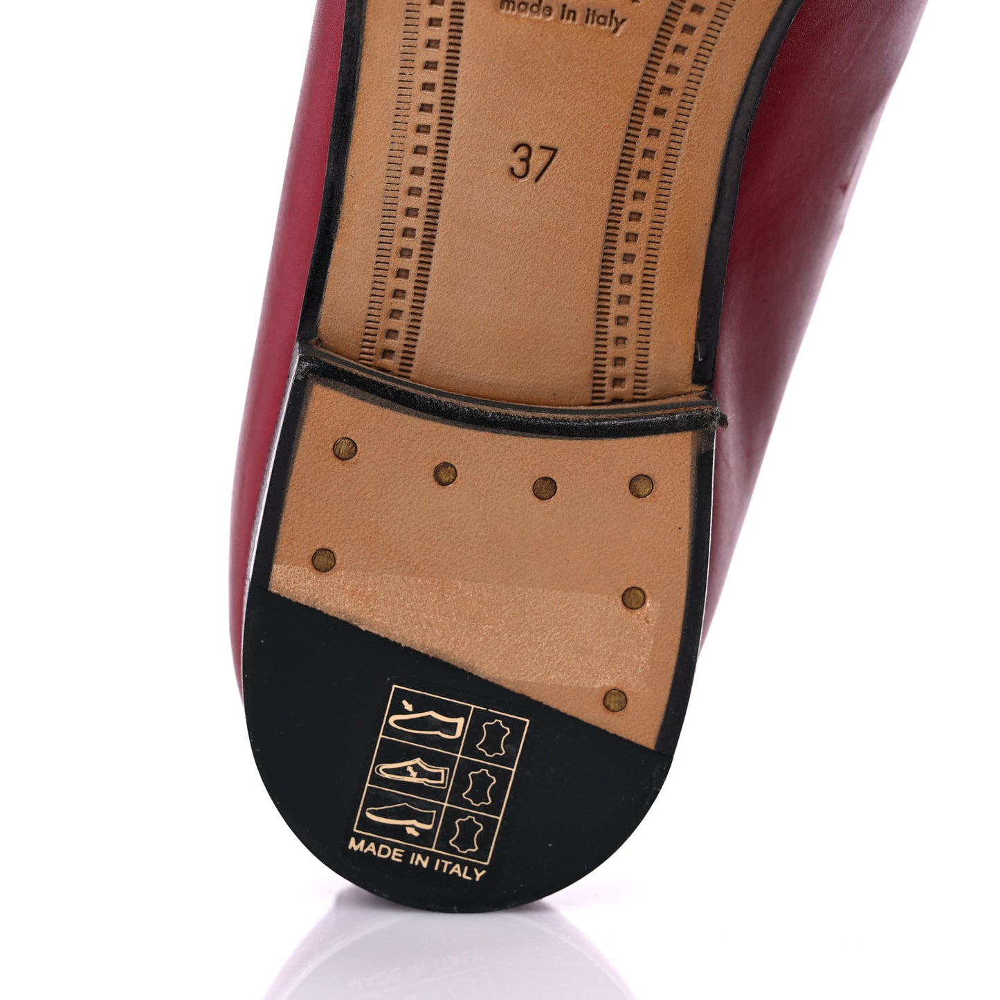 Lambskin Womens Brixton Horsebit Loafers 37 Hibiscus Red