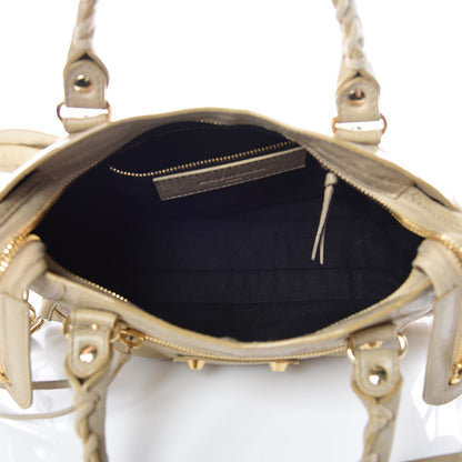 Balenciaga Agneau Classic Gold Hardware Mini S Citytrap Beige Sable 7 of 12