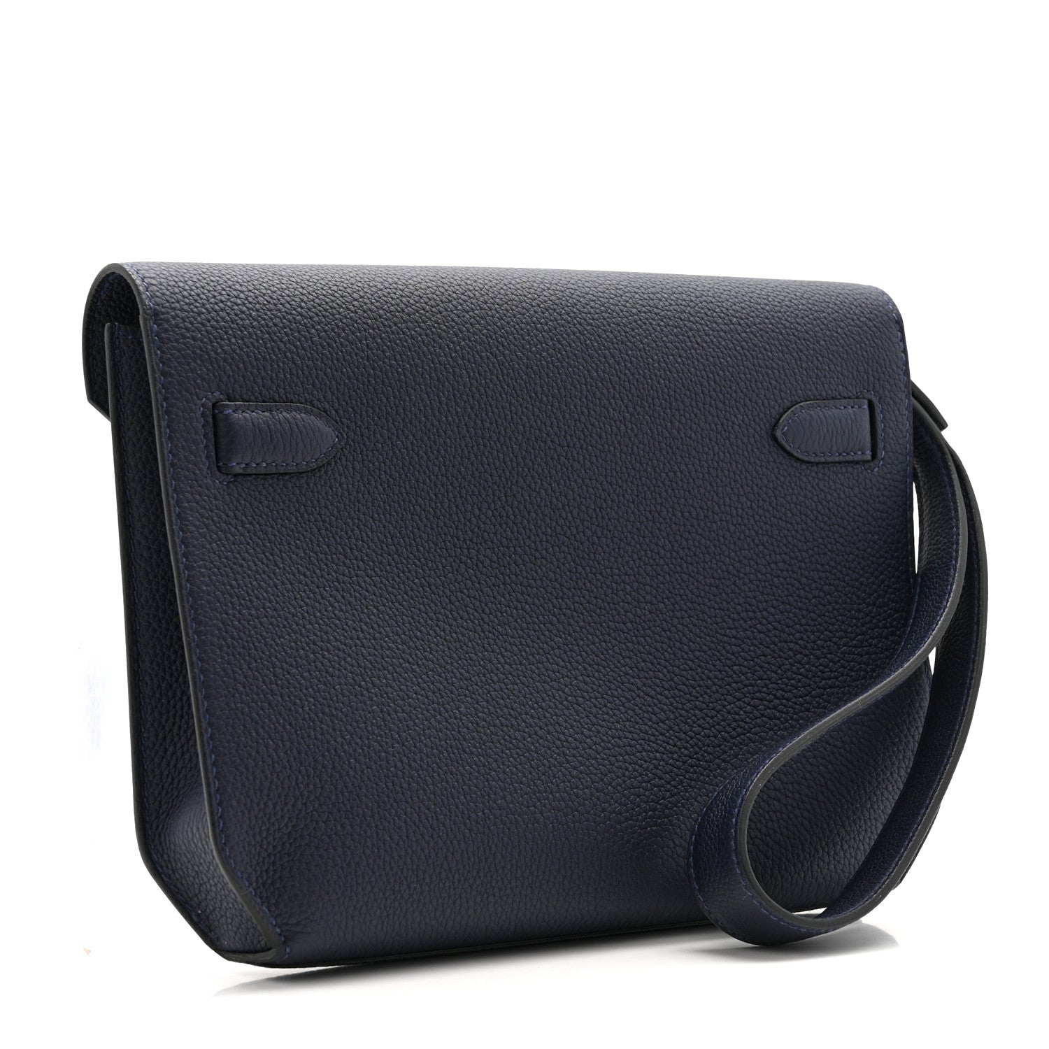 Hermes Togo Kelly Depeches 25 Pouch Bleu Nuit 3 of 11