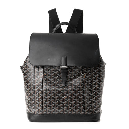 Goyard Goyardine Calfskin Alpin MM Backpack Black 1 of 11