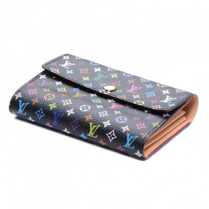 Louis Vuitton Monogram Multicolor Alexandra Wallet Black 3 of 6