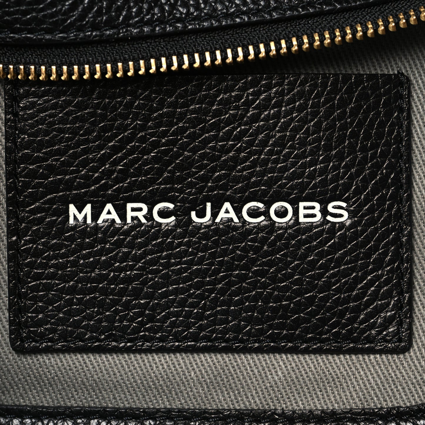 Grained Calfskin Small The Tote Bag Black