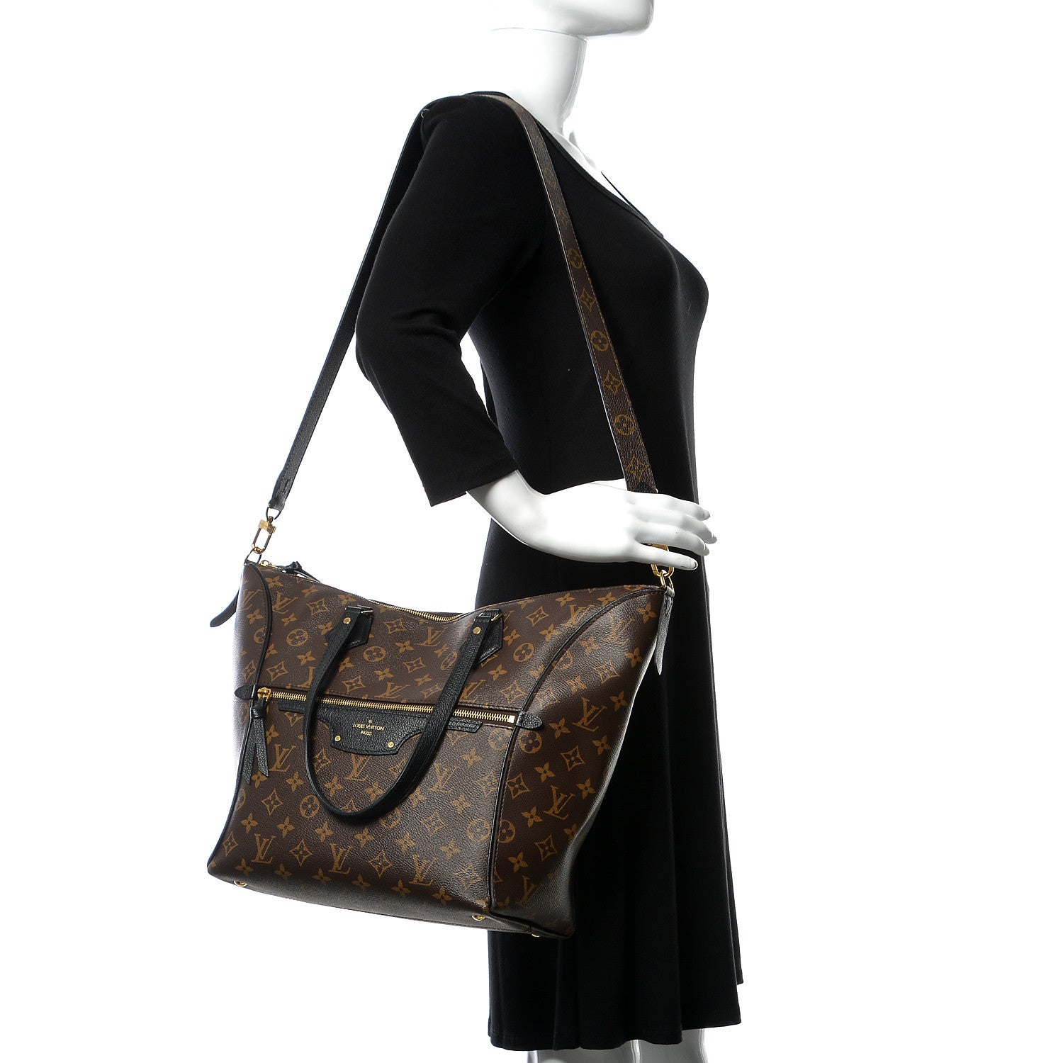 Louis Vuitton Monogram Tournelle MM Black 2 of 11