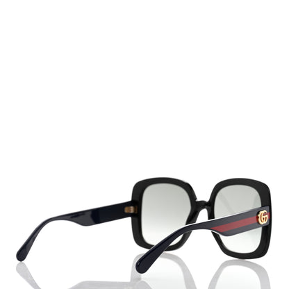 Gucci Acetate Square GG Web Sunglasses GG0714S Black 4 of 9