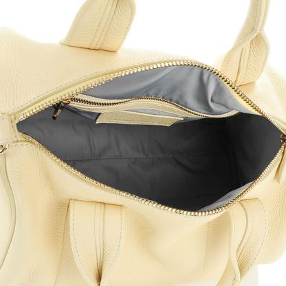 Alexander Wang Pebbled Lambskin Rocco Soft Meringue Pale Gold Hardware 5 of 8
