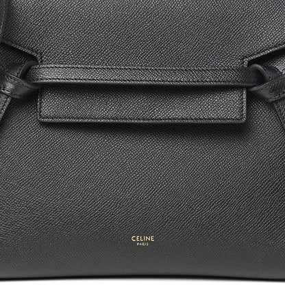 Celine Grained Calfskin Micro Belt Bag Black 9 of 11