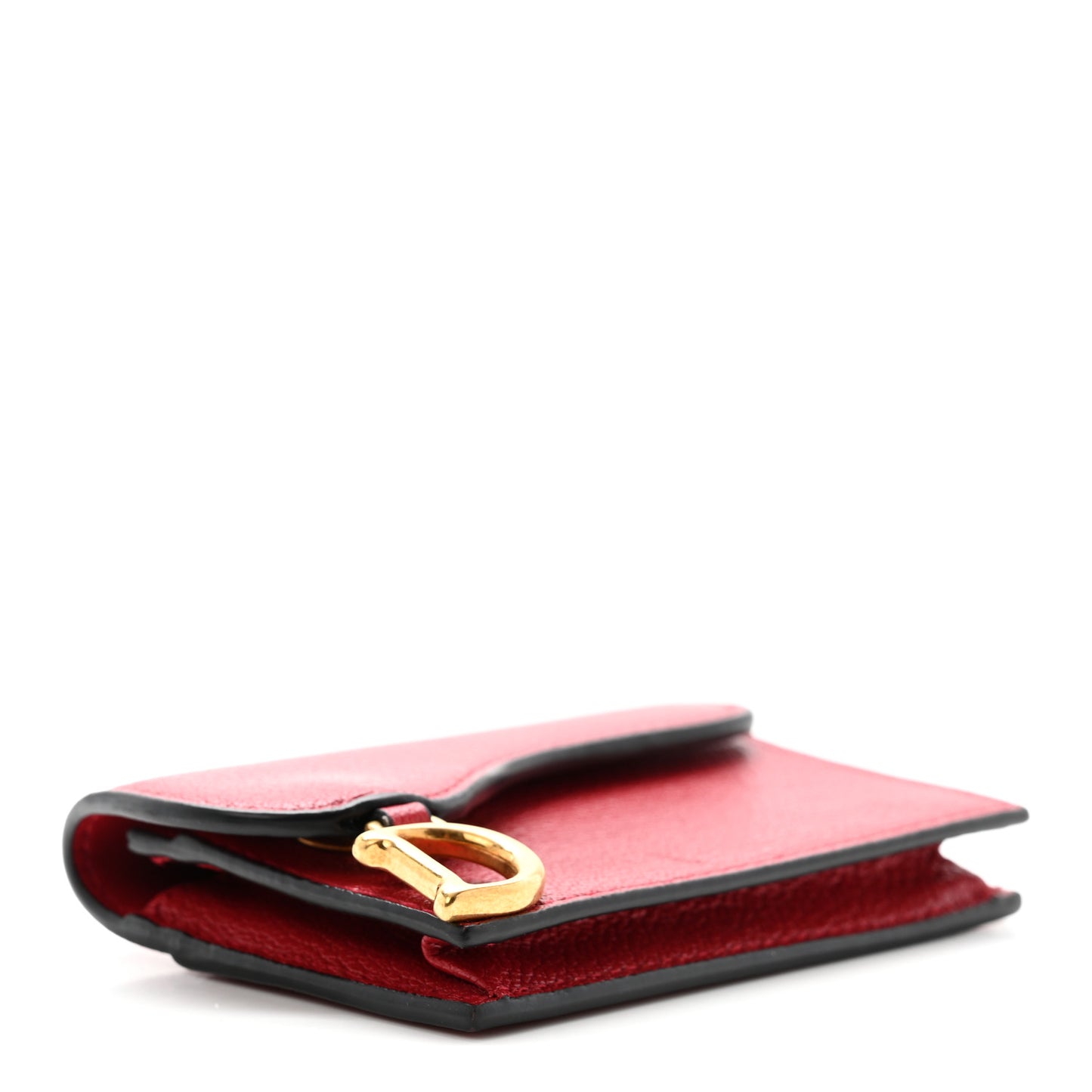 Goatskin Saddle Card Holder Mexican Red