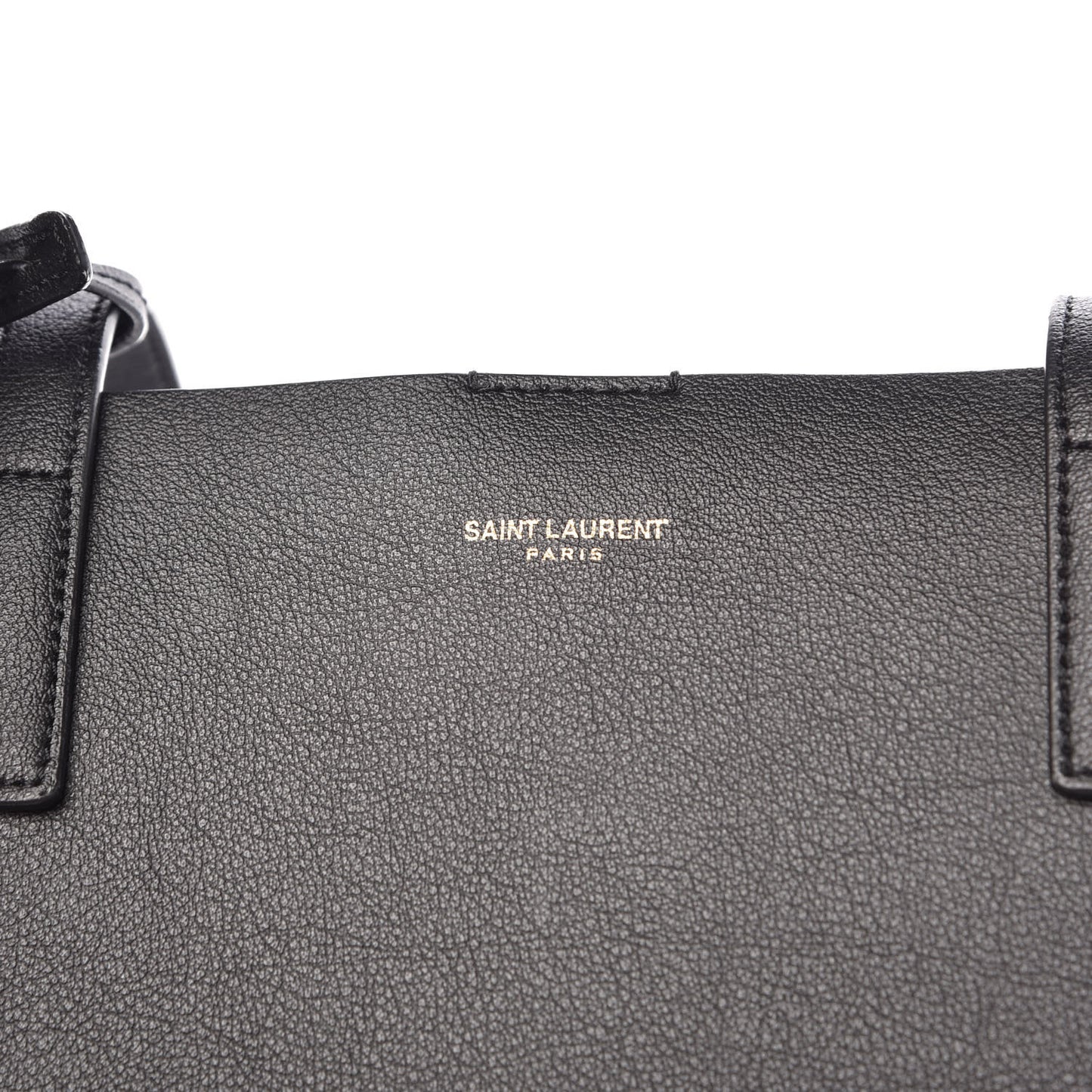 Calfskin Large Shopping Tote Black